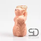 SID Collection Waxinelichthouder Moos Roze 14,5 X 8,5 X 16,3 Cm
