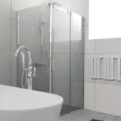 Riho Ocean O203 douchecabine rechts 120x90cm chroom