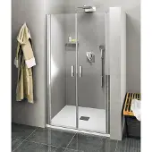 Polysan Zoom Line pendeldeur 120cm chroom