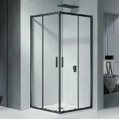 Riho Hamar R207 douchecabine 90x90cm zwart mat