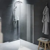 Riho Novik Z400 inloopdouche 95cm chroom