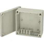 Fibox ABS 125/60 HG Installatiebehuizing 130 x 130 x 60 ABS, Polyamide Grijs-wit (RAL 7035) 1 stuk(s)