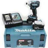 Makita DTS141RTJ Accu-klopboor/schroefmachine Incl. 2 accus, Incl. lader