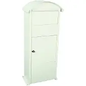 V-Part - Brievenbus Victorian - Galvanized Steel Powder Coated - mat wit - Brievenbus