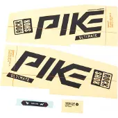 RockShox Decal set rs pike ult. black
