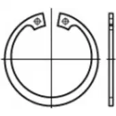 Toolcraft TO-5381484 Zekeringsringen 29 mm DIN 472 Verenstaal 200 stuk(s)