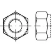Toolcraft 1067609 Borgmoeren M5 RVS A2 500 stuk(s)
