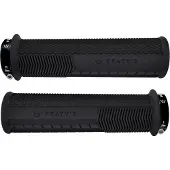 Peaty's Paar Monarch Knurl Handvatten Zwart