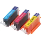 PrintAbout Huismerk Canon CLI-526C/M/Y Inktcartridge 3-kleuren Multipack