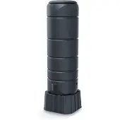 Prosperplast Regenton Vuelta - 110 liter + voet - Antraciet