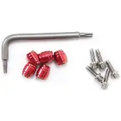 Sram hydraulische schijfrem slang montageset bevat 5 schroefdraad slangpilaren 5 rode comp fittingen 1 T8 Torx
