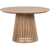 Lewis & Loft Eettafel Levi – FSC-gecertificeerd mangohout – Rond – Ø 120 cm – Naturel