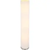 Globo Lighting Vloerlamp Ava, crème / amber, Woon-/ Eetkamer, Textiel / Stof / Zijde, Modern, vloerlamp