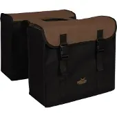 Greenlands Bicycle Bags - Dubbele Fietstas - 34 Liter - Zwart/Bruin