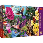 Trefl legpuzzel Tea Time Hummingbird Garden 1000 stukjes premium.