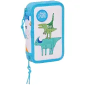 Big Buy Cooking Dubbele etui Algo de Jaime Wit 12.5 x 19.5 x 4 cm (28 Onderdelen)