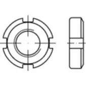 Toolcraft 147142 Kruisgleufmoeren M24 DIN 70852 Staal 10 stuk(s)