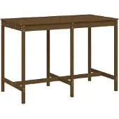 vidaXL Tuintafel 159,5x82,5x110 cm massief grenenhout honingbruin