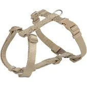 Trixie hondentuig premium h-tuig zand taupe 52-75x2 cm