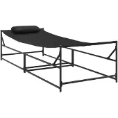 vidaXL Tuinzonnebed 2 st Antraciet Gepoedercoat staal