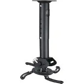 Deltaco ARM-500L Universele Plafondbeugel - Geschikt voor Projectoren - Draaibaar - Kantelbaar - Hoogte Verstelbaar - 15kg Max