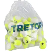 Tretorn Plus 72 Stuks Geel/Wit Bag