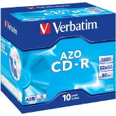 Verbatim CD-R 52x 700 MB - 80 min Jewelcase 10 Stuks