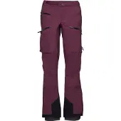 Black Diamond - Dames skibroeken - W Recon Lt Stretch Pants Blackberry voor Dames - Maat S - Bordeauxrood