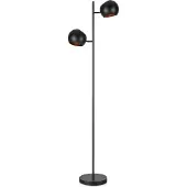 Markslöjd Vloerlampe , Edgar, Zwart, Woonkamer, Metaal, Scandinavisch