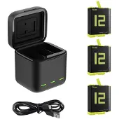 Telesin Triple Battery Charger Box + 3x accu GoPro 9/10/11/12