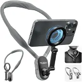 Telesin Neck Mount magnetisch met MagSafe voor smartphone, grijs