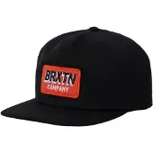 Brixton Cap - Payment Snapback - zwart | Maat Standard