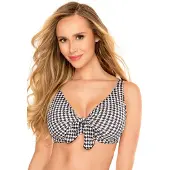 Vivisence bikinibh dames 3203 badmode zachte cups gestreept, geruit, 85d