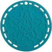 Le Creuset - Siliconen - Onderzetter 20cm Caribbean Blue