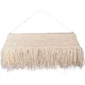 Furnilux Furni-handgemaakte hanglamp van sisal en rafia – langit 410 natuurlijke boho