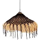Furnilux Furni-sisal – handgemaakte raffia hanglamp Ø50 cm boho natuurlijke verlichting