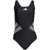 Adidas Sportbadpak 'Logo C-back' grijs / zwart / wit