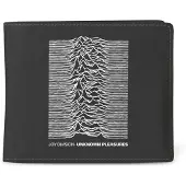 Rocksax Joy Division - Unknown Pleasures Bifold portemonnee - Zwart