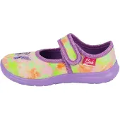 Beck Huisschoenen kiwi / lila / oranje / abrikoos