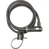 Kryptonite Kryptoflex 1218 Cijferslot – Kabelslot – Spiraalkabel met Combinatieslot – Veelzijdig Slot – 180 cm – Staal – Zwart