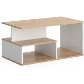 Vicco Hasso Salontafel – 90 x 49.4 cm Eik goud/wit
