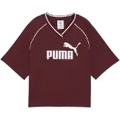 Puma Functioneel shirt 'Essential' bordeaux / wit