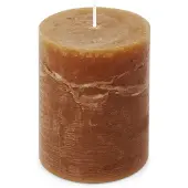 Spaas Rustieke stompkaars Essential Collection 80/110 mm - Cognac