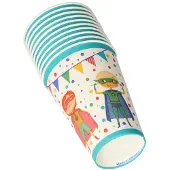 Papstar Bekers Superhero karton 0,2l Ø7x9,7cm
