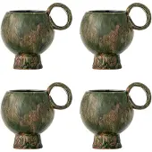 Bloomingville Avonlea kop 4-pack Groen