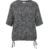 s.Oliver Blouse zwart / wit