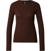Pieces Shirt 'PCRUKA' donkerbruin