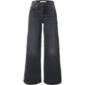Levi's Jeans '728 High Rise Wide Leg' donkergrijs