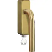 Formani Basics LB3-DKLOCK-O draaikiepgarnituur afsluitbaar - PVD mat goud