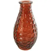 Dijk Natural Collections - Vaas glas l7b7h14 cm bruin